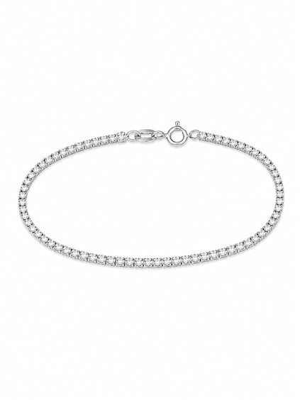 Pulsera Idee Preziose dal 1987 in Oro blanco Zircone IP.BK18B/77 - IP.BK18B/77